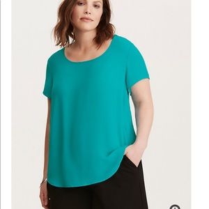 torrid Tops - Torrid GEORGETTE CAGE BACK CUTOUT BLOUSE sz 3 torrid Tops - Torrid GEORGETTE CAGE BACK CUTOUT BLOUSE sz 3